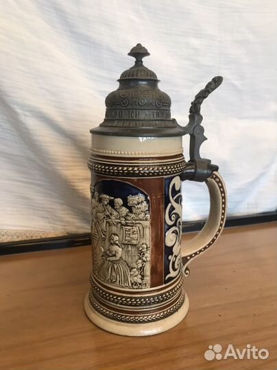 Антикварная пивная кружка Германия