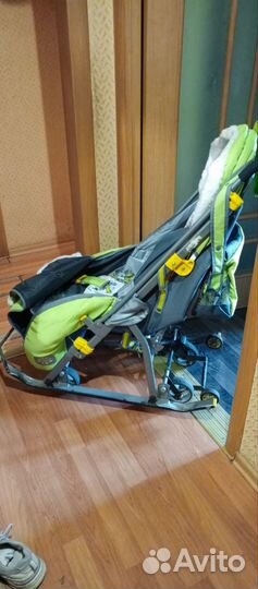 Детские санки коляска ника