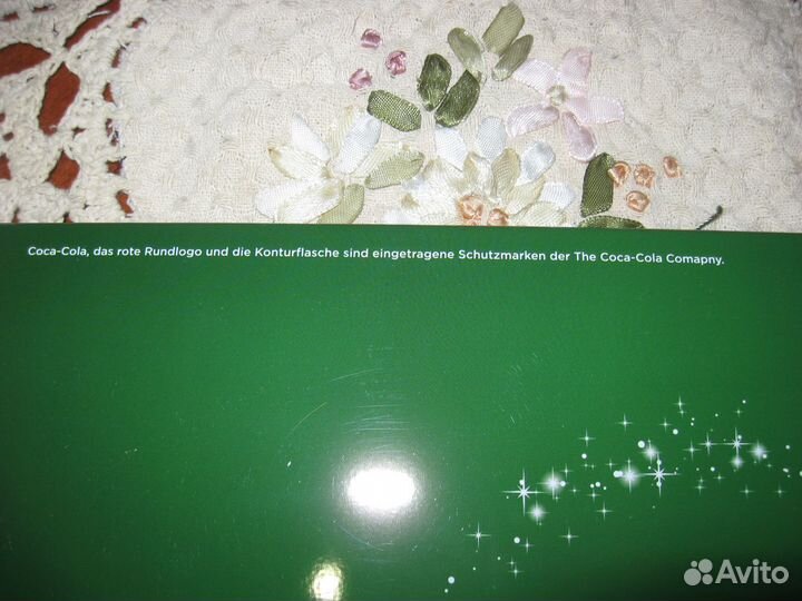 Шильда на жести реклама Coca Cola Германия