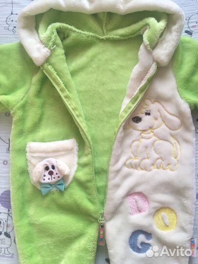 Комбинезон новый тепленький 62