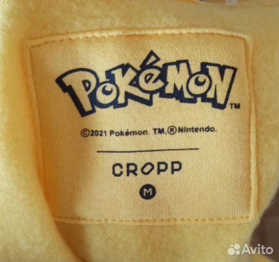 Толстовка женская с пикачу cropp