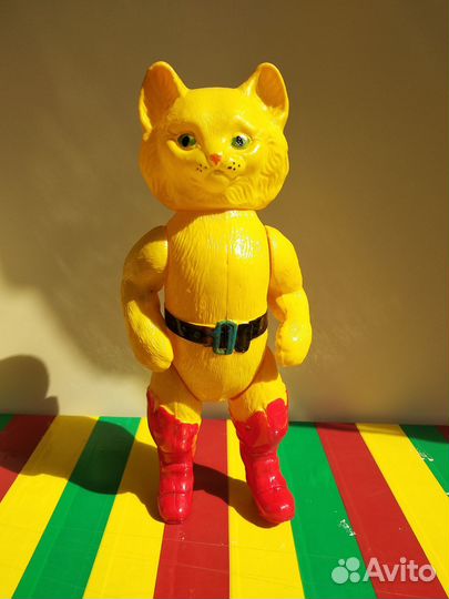 Игрушка Кот в сапогах, СССР, целлулоид