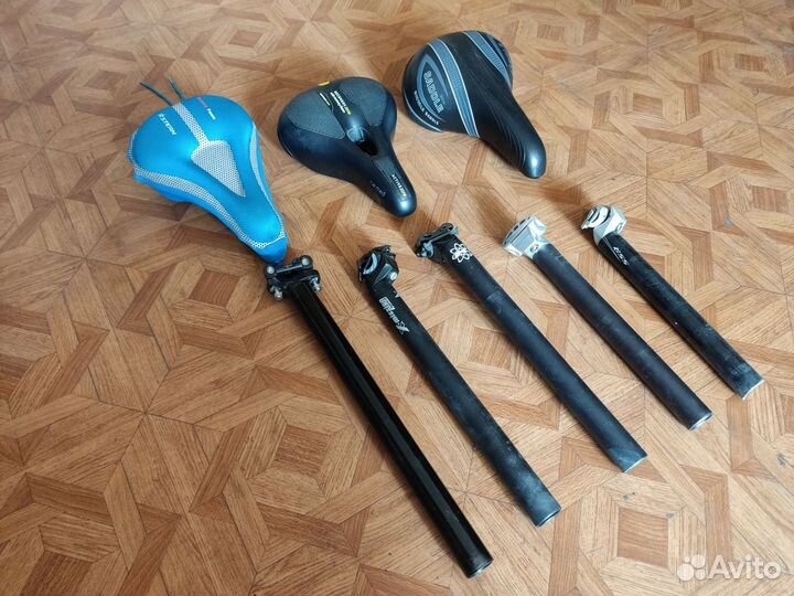 Сёдла, подседельные штыри, выносы руля