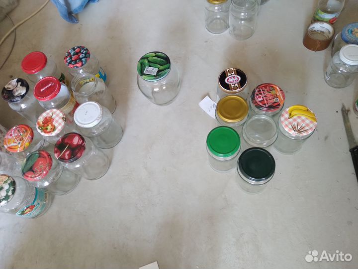 Банночки стеклянные до 1,5 литра