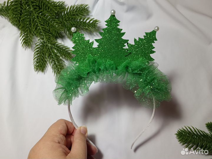 Новогодний ободок