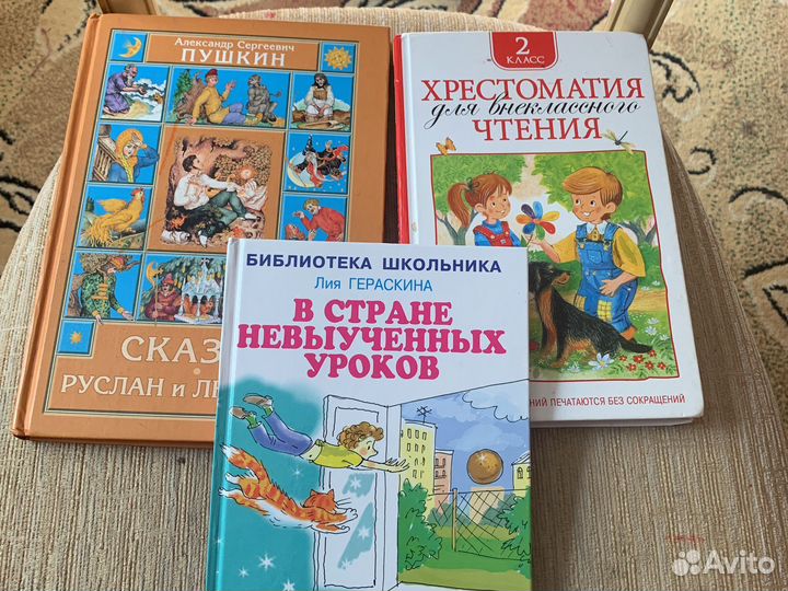Книги для внеклассного чтения