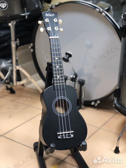 Укулеле Сопрано Fabio черная матовая