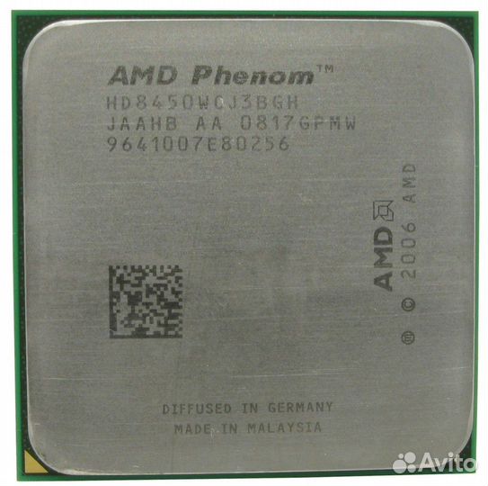 Phenom X3 8450, ам2+