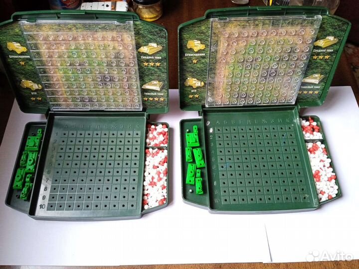 Настольная игра Танки ввиде морского боя