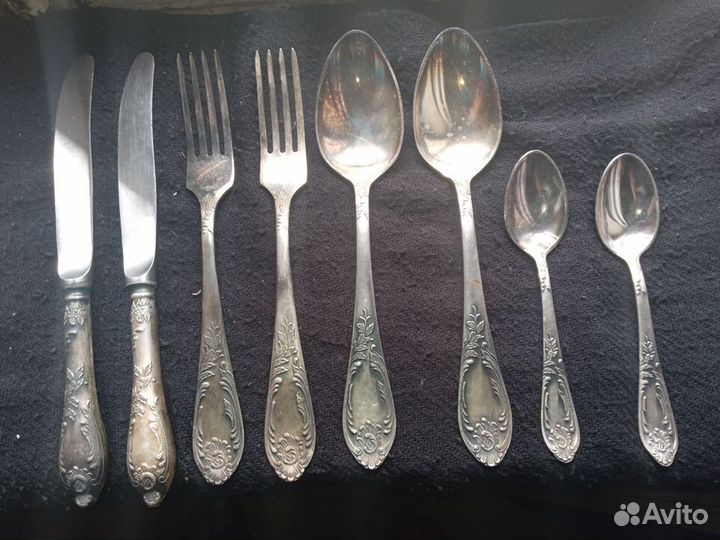 Мельхиор столовые приборы СССР