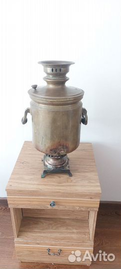 Самовар на дровах старинный
