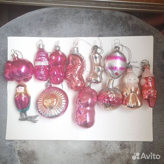 Елочные игрушки СССР