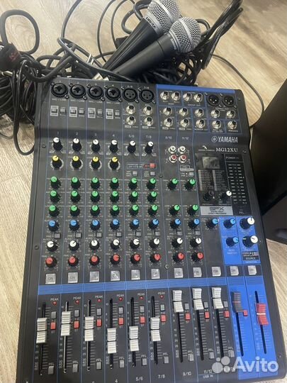 Микшерный пульт в сборе