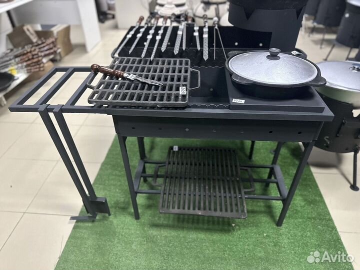 Мангал барбекю коптильня