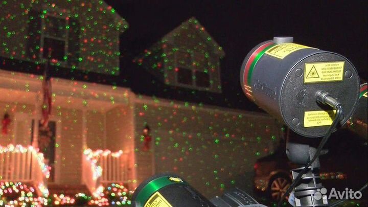 Лазерная подсветка для дома