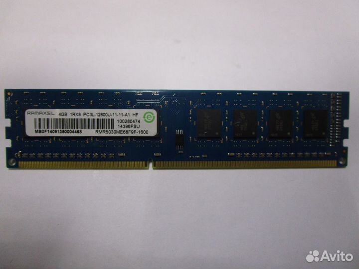 Оперативная память 4Gb Ramaxel 1600Mhz RMR5030ME68