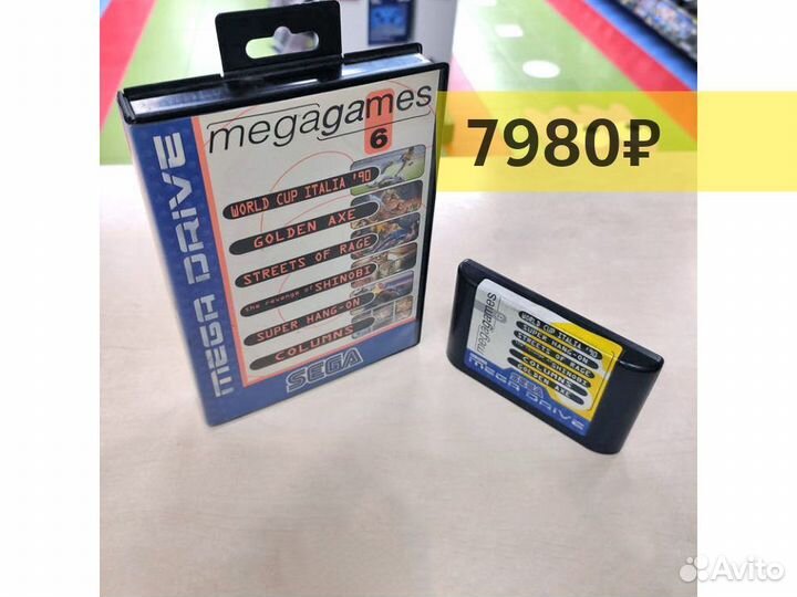 MegaGames 6 (6 игр) (б/у) в боксе с инструкцией