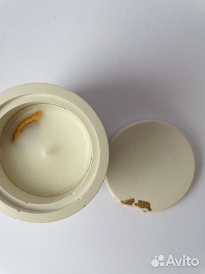 Свечи ручной работы из кокосового воска