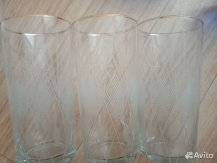 Бокалы фужеры рюмки