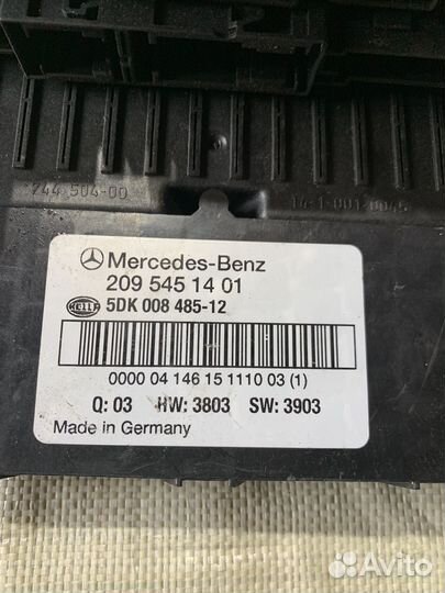 Блок SAM mercedes w209 w203