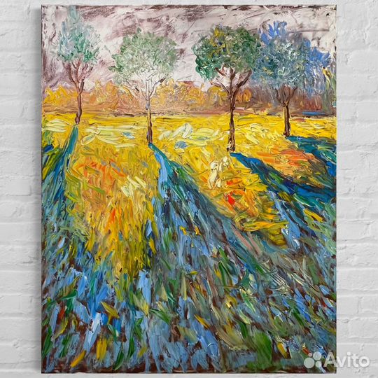 Картина маслом на холсте Большая