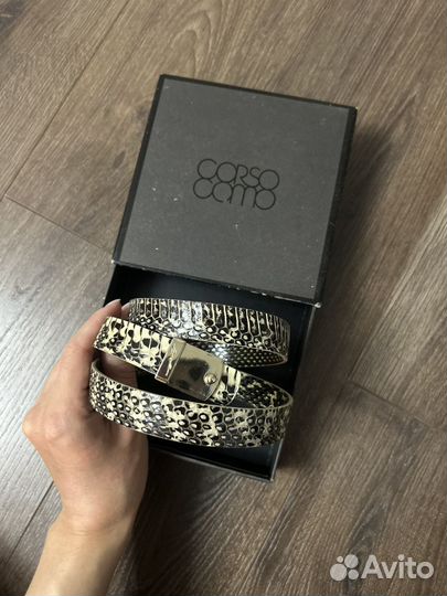 Ремень женский кожаный