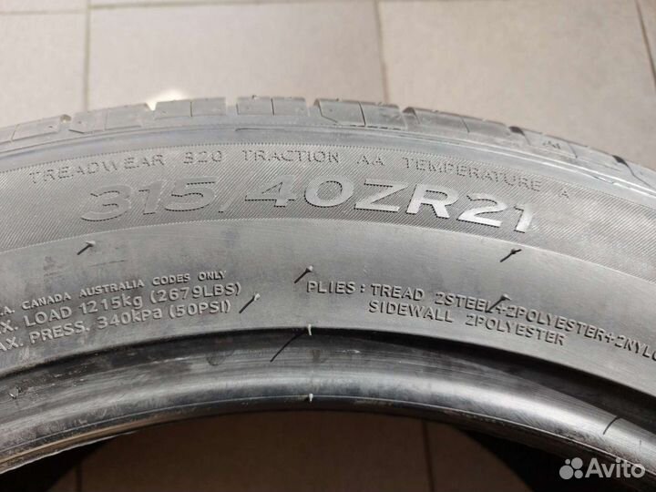 Hankook Ventus S1 Evo3 SUV K127A 315/40 R21 и 275/45 R21