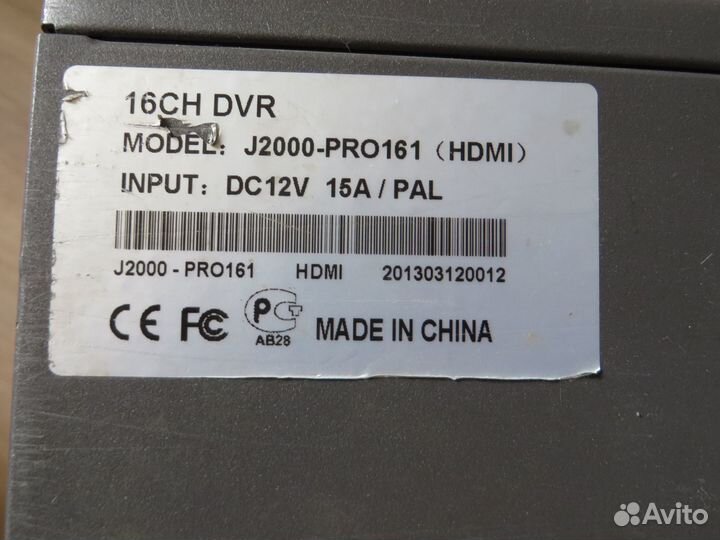 Видеорегистратор 16 канальный J2000-PRO161
