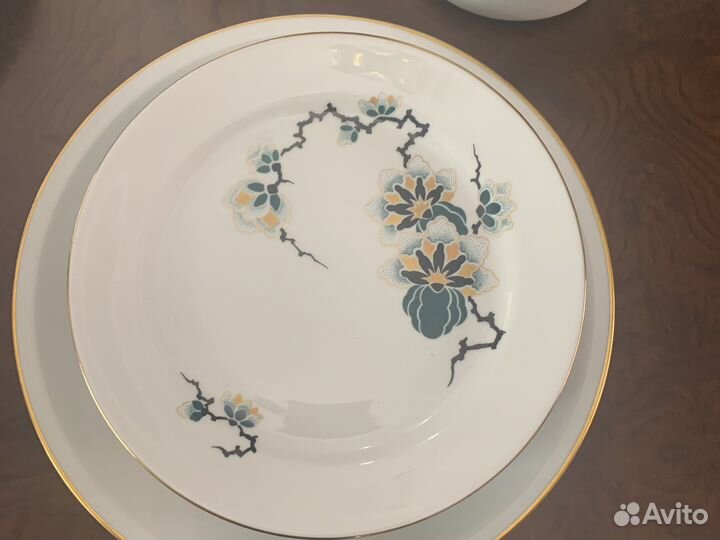 Чайно кофейный столовый сервиз гдр freiberg