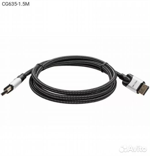 Видеокабель vcom DisplayPort (M) - DisplayPort (M