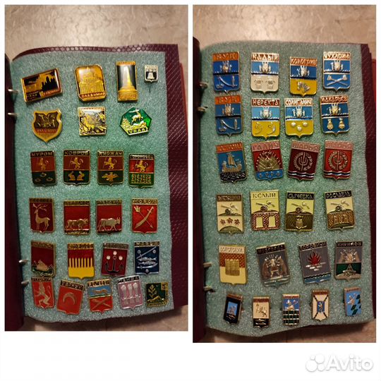 Коллекция значков (гербы), период СССР