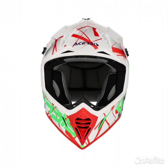 Композитный Шлем Acerbis X-track 22-06 Green/White