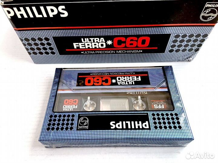 Аудиокассеты Philips Ultra Ferro C 60 - 1982 г