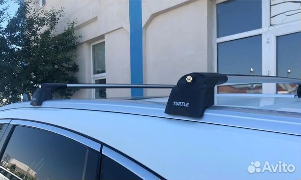 Багажник Turtle Air 3 106 см серебристого цвета