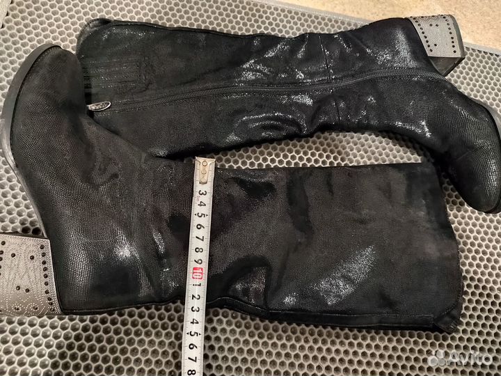 Сапоги женские демисезонные натуральная кожа 37