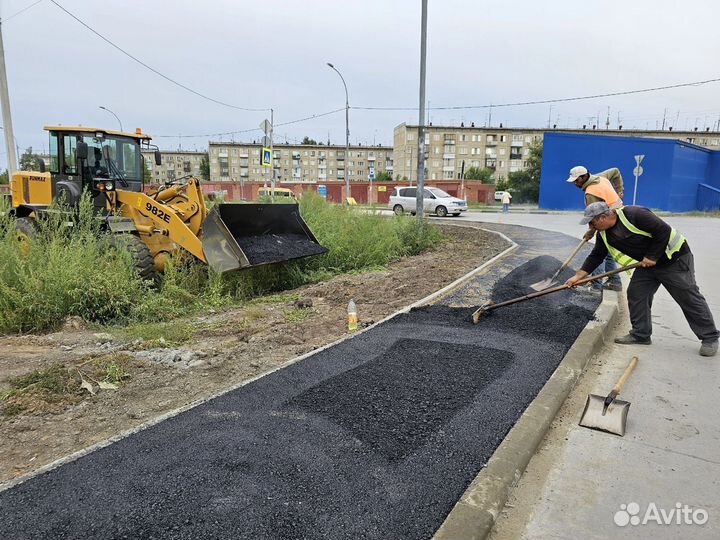 Асфальтные работы, Асфальтирование, Асфальт крошка