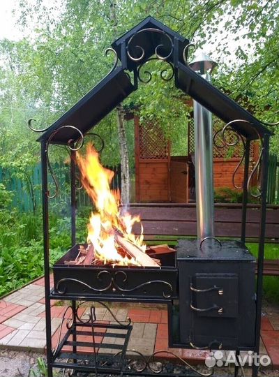 Мангал кованый
