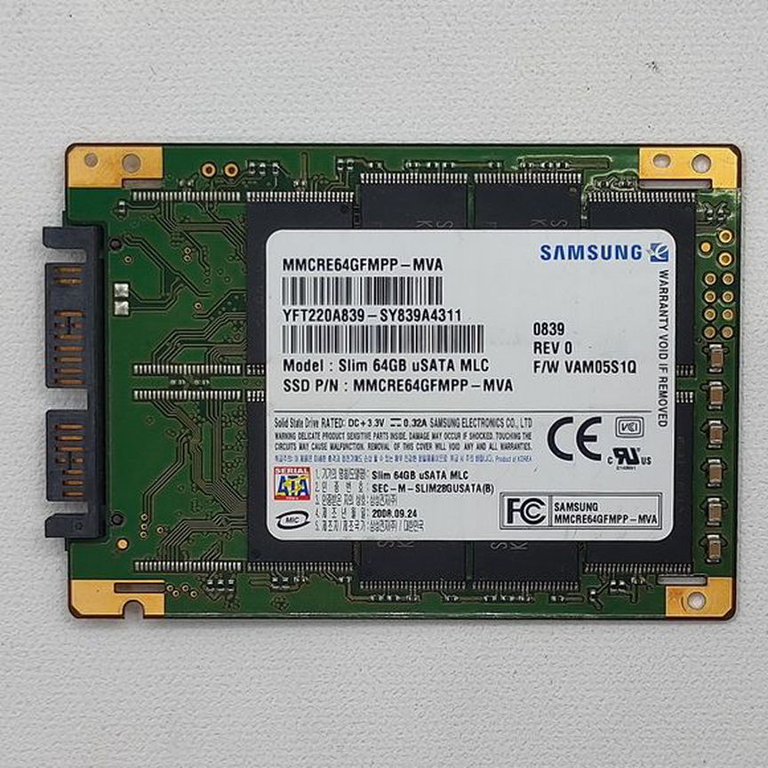 [MMCRE64GFMPP-MVA] Ssd Диск Samsung, 64 Гб, Usata