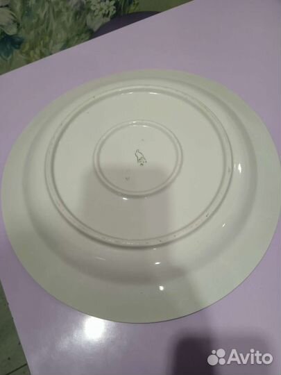 Блюдо большое сирень Дулево