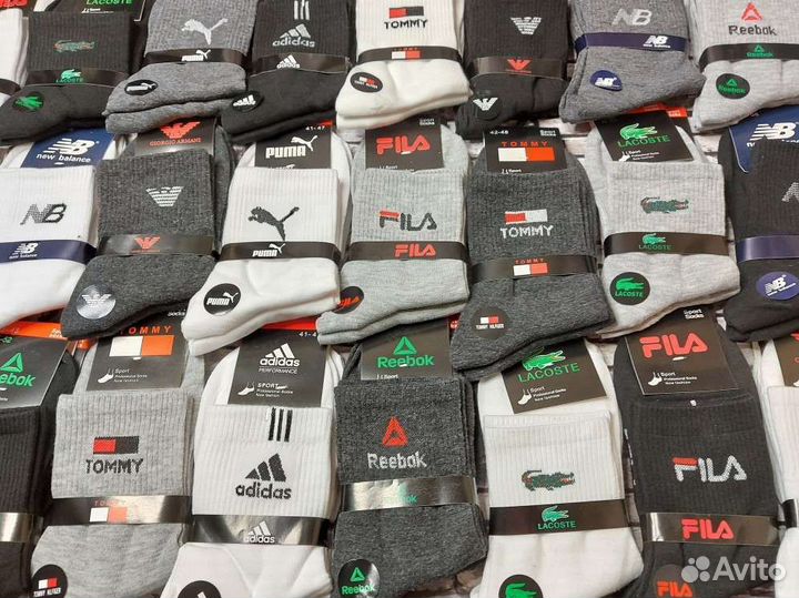 Носки Nike Adidas Puma Reebok