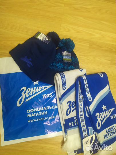 Шапка и шарф Зенит