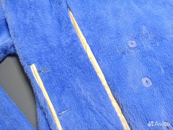 Новое пальто из искусственного меха 42 44