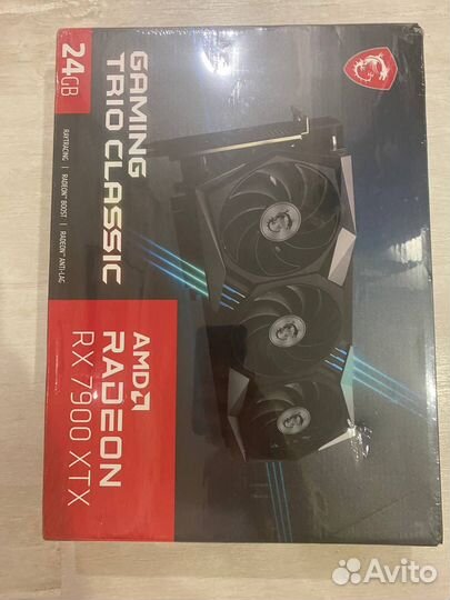 Видеокарта MSI Gaming trio RX 7900 XTX Новая