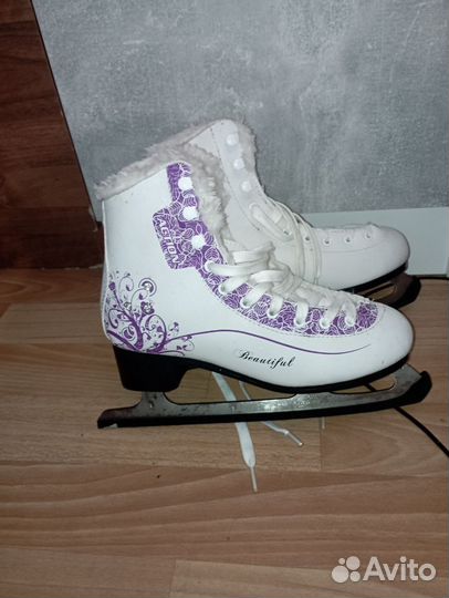 Коньки фигурные 37-38 размер