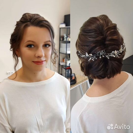 Прическа, укладка и макияж