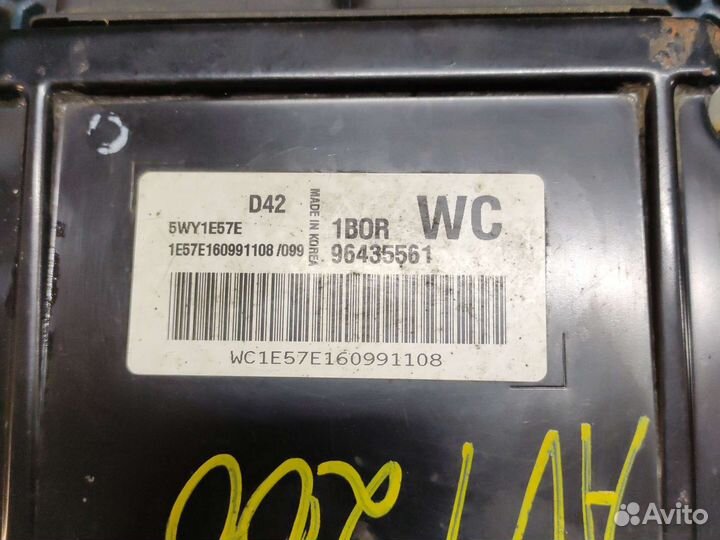 Эбу chevrolet aveo t200