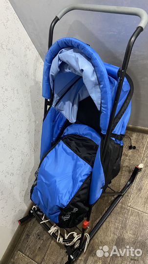 Санки на колесиках