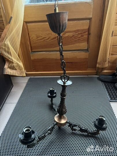 Бронзовая люстра СССР