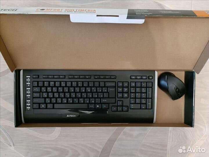 Клавиатура и мышь. A4tech 9300F