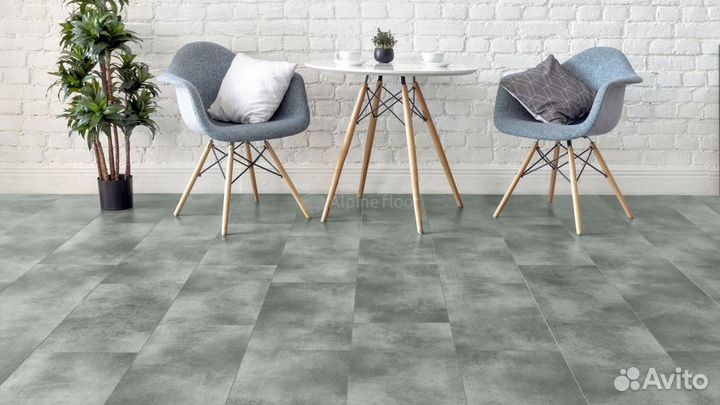 Пвх плитка Alpine Floor Light Stone Самерсет ECO 1